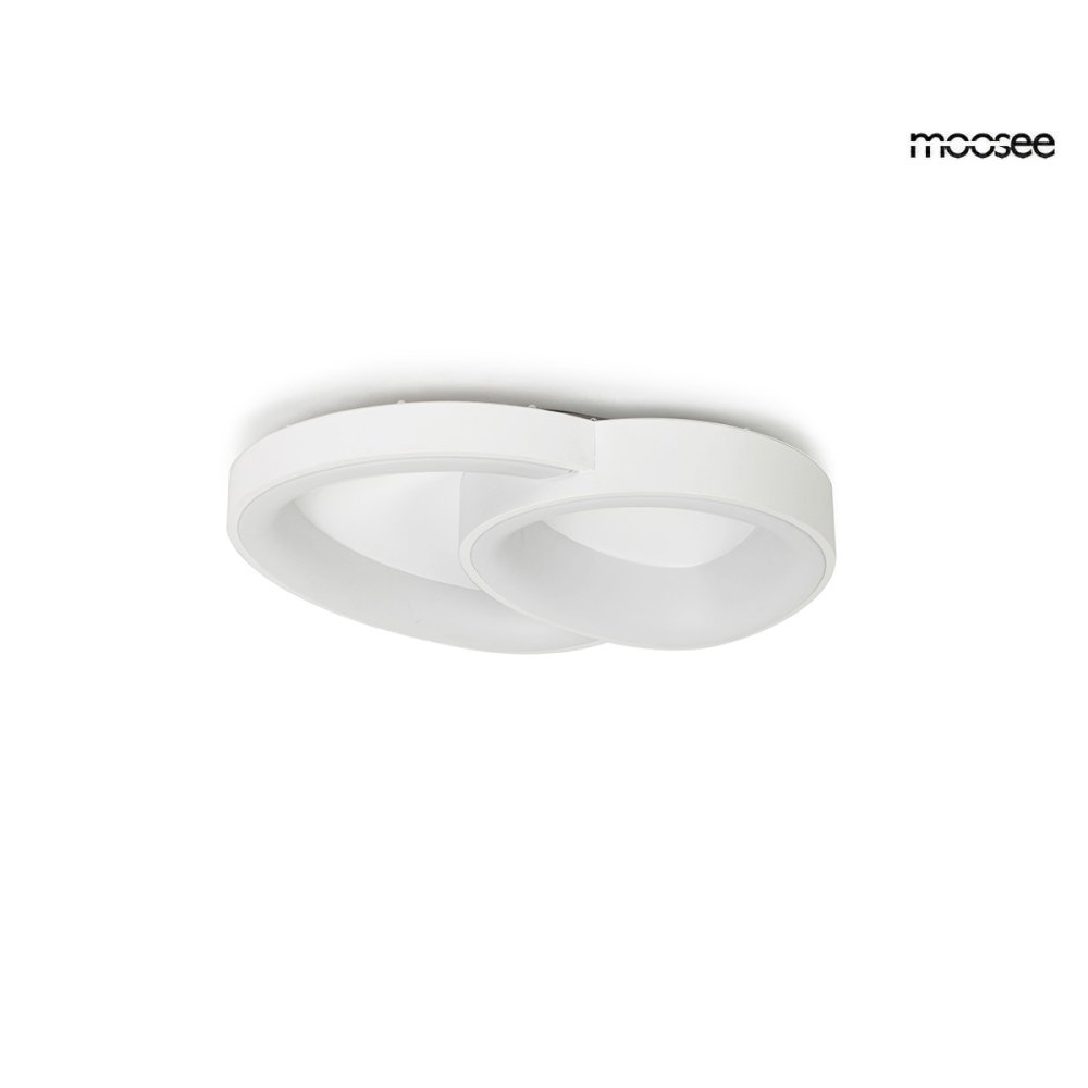 MOOSEE lampa sufitowa / plafon CELLS 2    biała