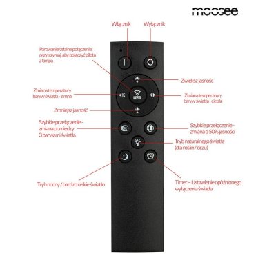 MOOSEE lampa sufitowa / plafon CELLS 2    biała