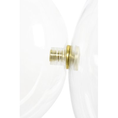 MOOSEE lampa wisząca CAPRI LINE 5 złota   - 300 LED, aluminium, szkło