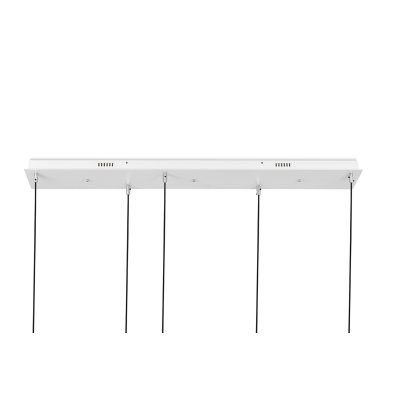 MOOSEE lampa wisząca CAPRI LINE 5 złota   - 300 LED, aluminium, szkło