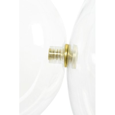 MOOSEE lampa wisząca CAPRI DISC 3 złota   - 180 LED, aluminium, szkło