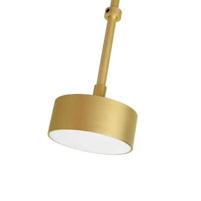 MOOSEE lampa wisząca CAPRI LINE 3 złota   - 180 LED, aluminium, szkło