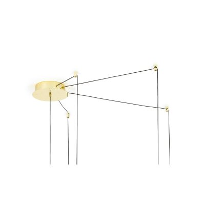 MOOSEE lampa wisząca MIKADO M złota