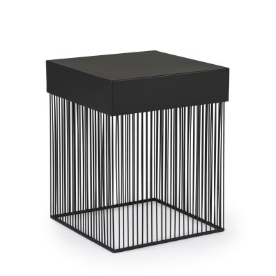 BIZZOTTO stolik kawowy YASLINE 40x40      czarny