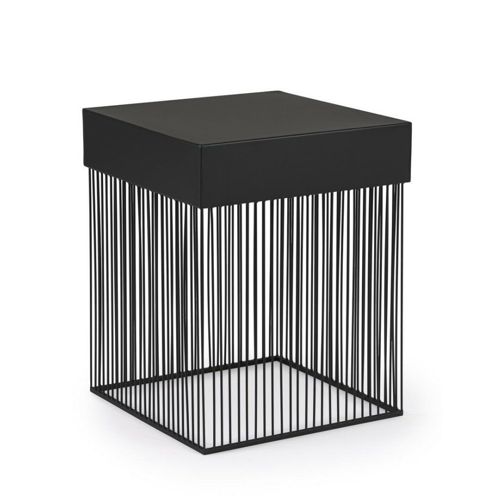 BIZZOTTO stolik kawowy YASLINE 40x40      czarny