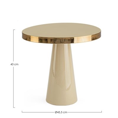 BIZZOTTO stolik kawowy NANDIKA beżowy