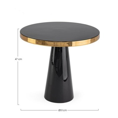 BIZZOTTO stolik kawowy NANDIKA czarny