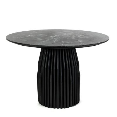MaMaison stół jadalniany LEVANTE 120      czarny marmur