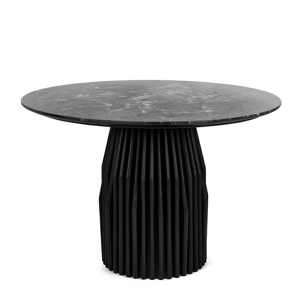 MaMaison stół jadalniany LEVANTE 120      czarny marmur