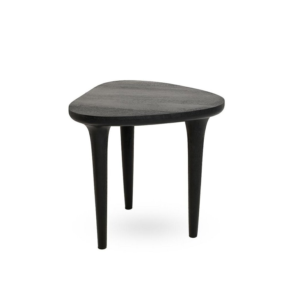 MaMaison stolik LAMINAR czarny / drewno