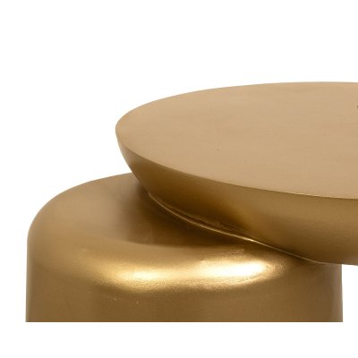 MaMaison stolik ELIAS złoty / drewno