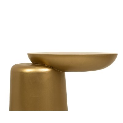 MaMaison stolik ELIAS złoty / drewno