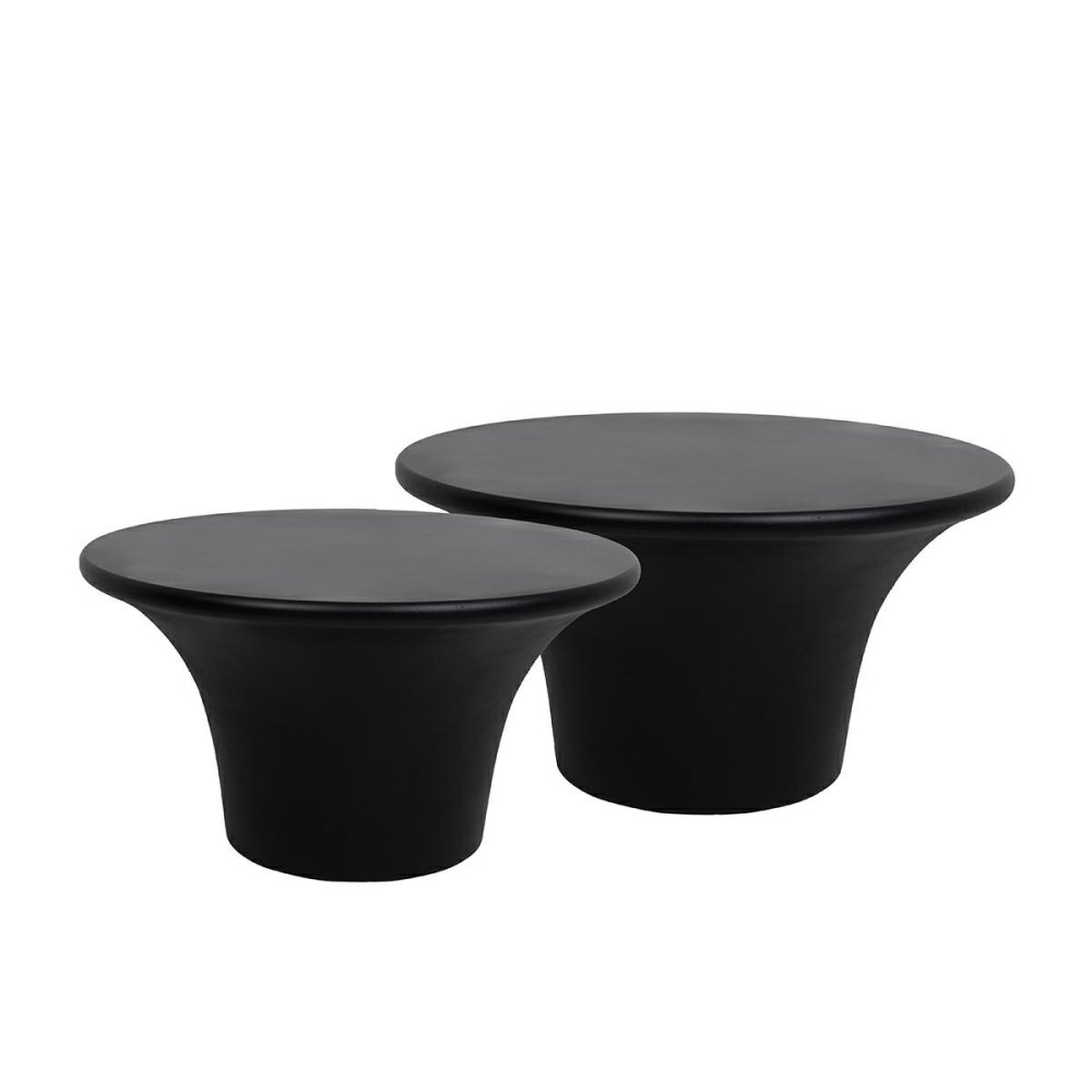 MaMaison zestaw stolików kawowych PODIUM  czarny