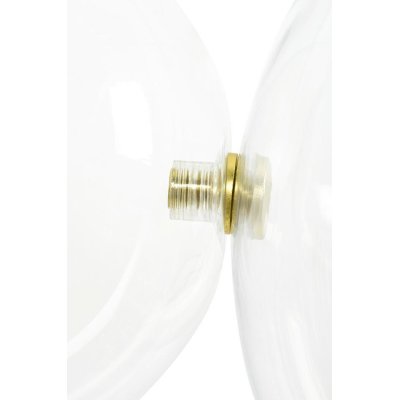 MOOSEE Lampa wisząca CAPRI DISC 5 złota   - 300 LED, aluminium, szkło