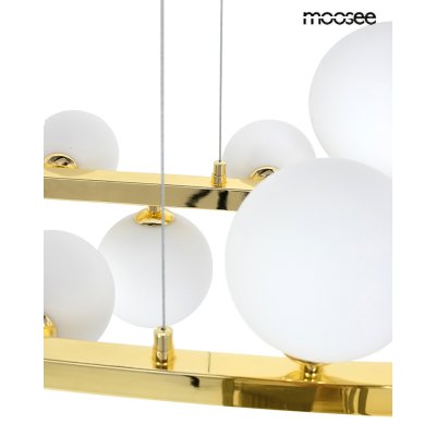 MOOSEE lampa wisząca ALURE OVAL 120       złota/mleczna