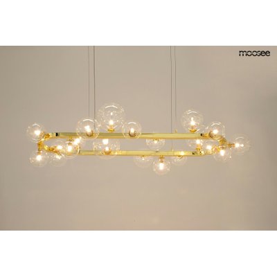 MOOSEE lampa wisząca ALURE OVAL 120       złota