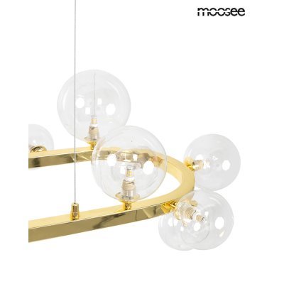 MOOSEE lampa wisząca ALURE OVAL 120       złota