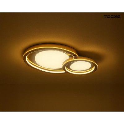 MOOSEE lampa sufitowa / plafon CELL 2     złota