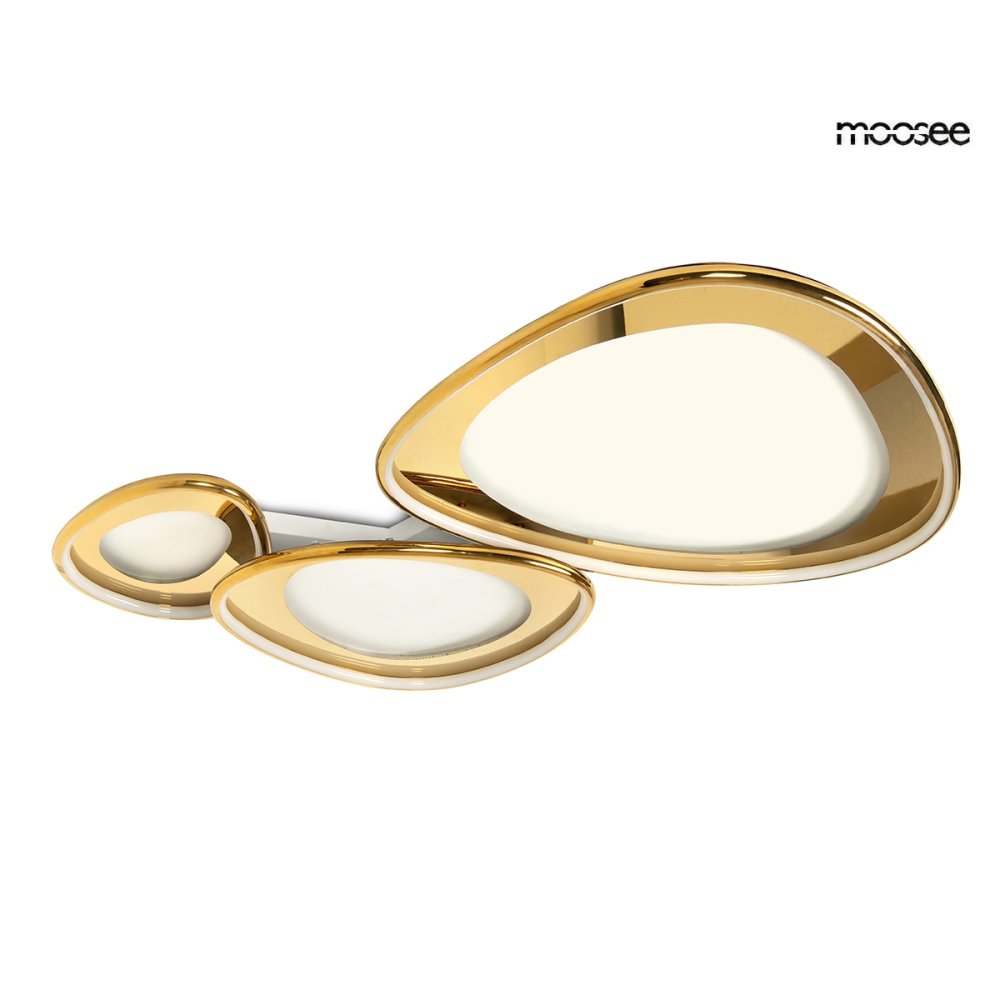 MOOSEE lampa sufitowa / plafon CELL 3     złota