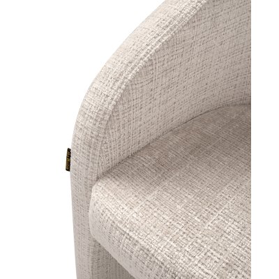 MaMaison krzesło SHELLY beżowe