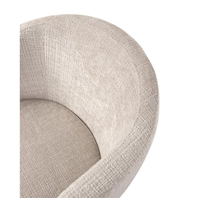 MaMaison krzesło SHELLY beżowe