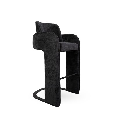 MaMaison krzesło barowe BORA czarne