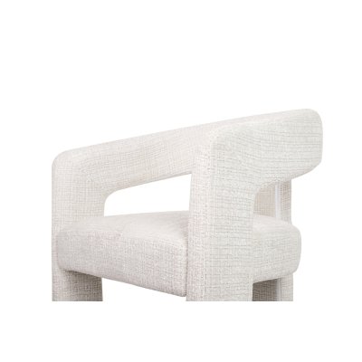 MaMaison krzesło barowe LOGAN białe