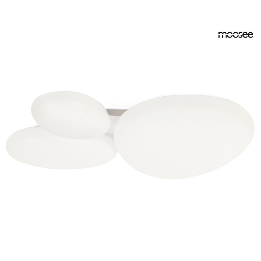 MOOSEE lampa sufitowa / plafon CLOUD 3    biała