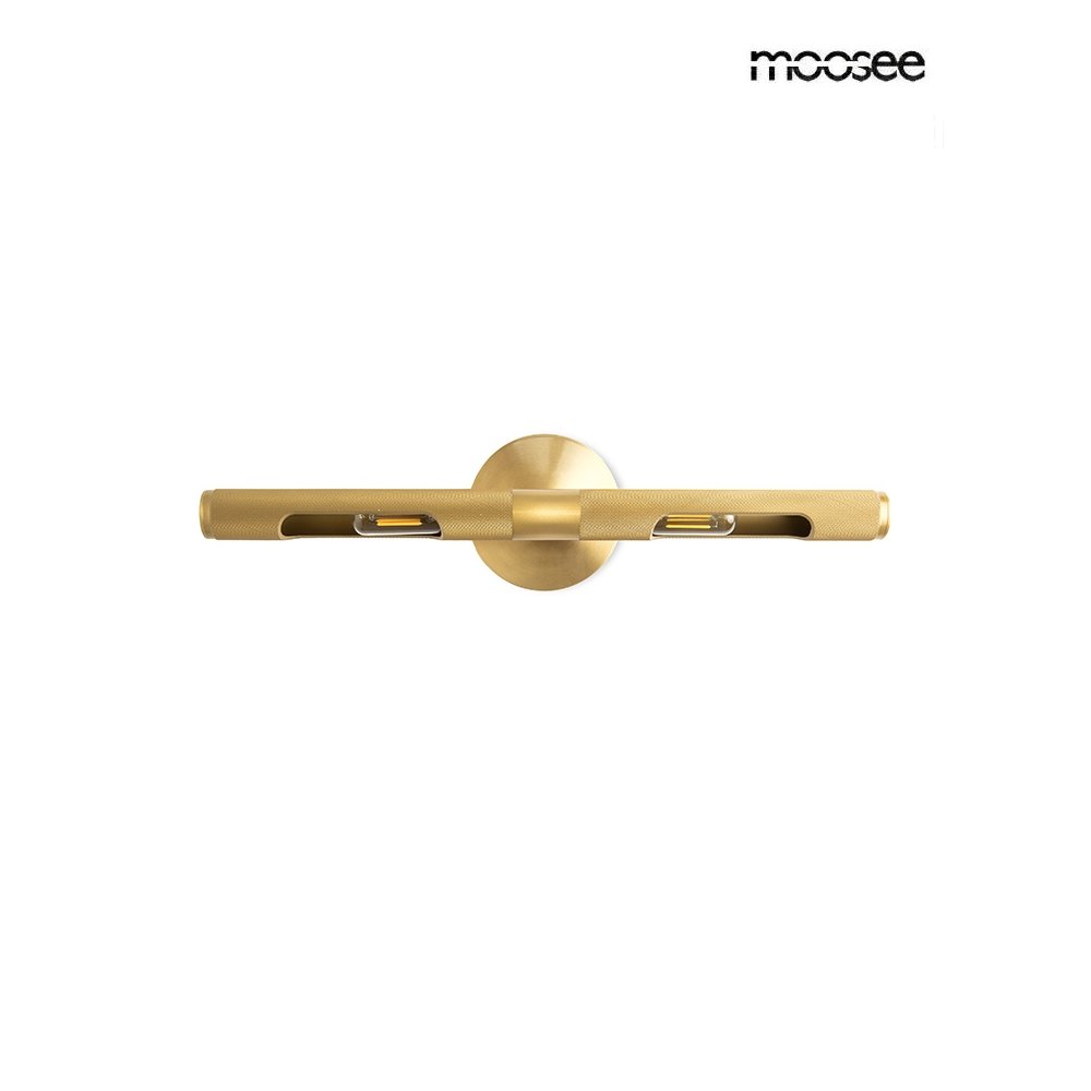 MOOSEE lampa ścienna CRUDO złota