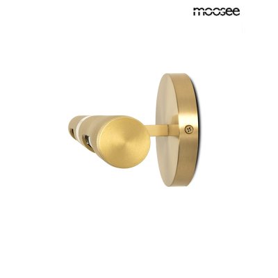 MOOSEE lampa ścienna CRUDO złota
