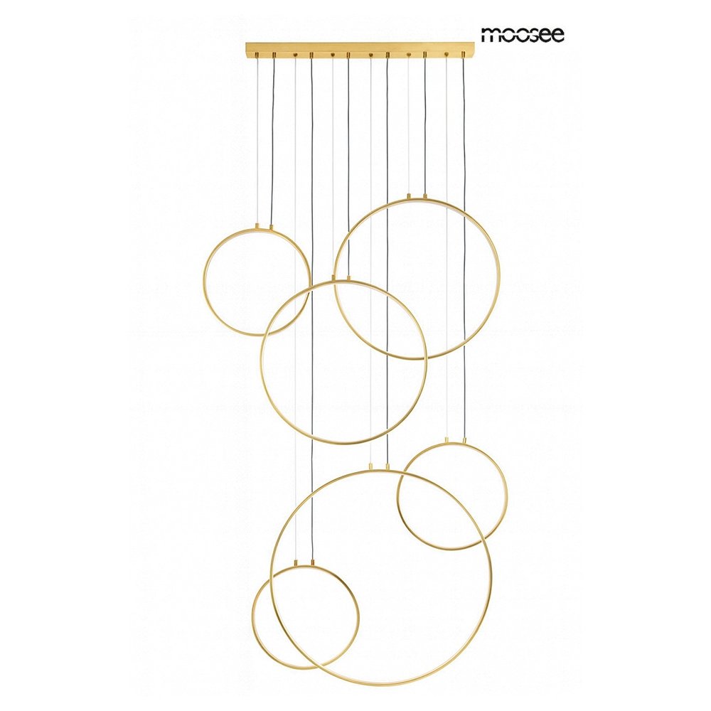 MOOSEE lampa wisząca CIRCULO SIX złota