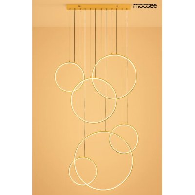 MOOSEE lampa wisząca CIRCULO SIX złota