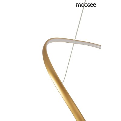 MOOSEE lampa wisząca WAVES 80 złota