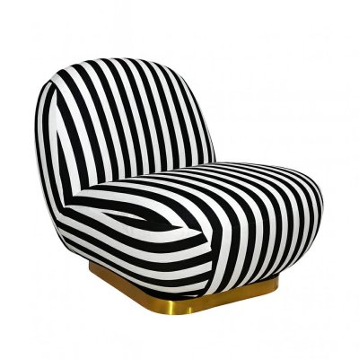 MaMaison fotel obrotowy AZURE biały /     czarny