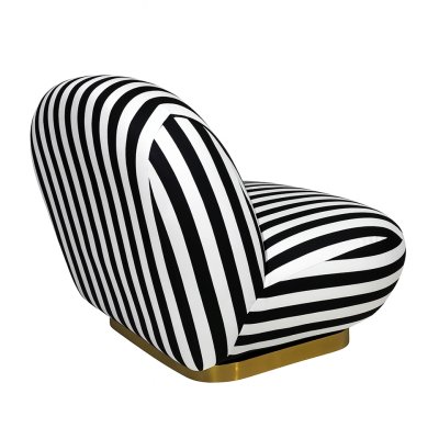 MaMaison fotel obrotowy AZURE biały /     czarny