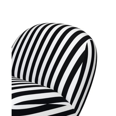 MaMaison fotel obrotowy AZURE biały /     czarny