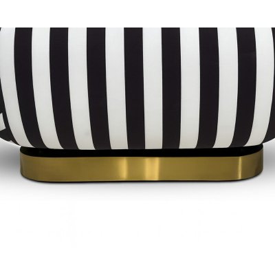 MaMaison fotel obrotowy AZURE biały /     czarny