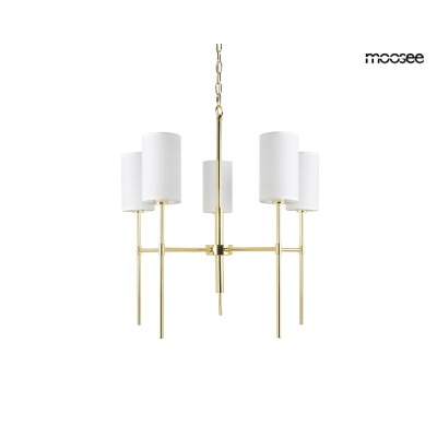 MOOSEE lampa wisząca IMPERIO 5 złota