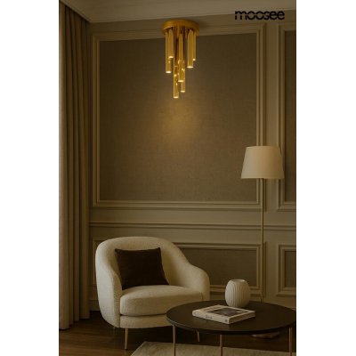 MOOSEE lampa sufitowa / plafon ORGANO 20  złota
