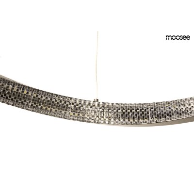 MOOSEE lampa wisząca ANILLO 80 czarny     chrom
