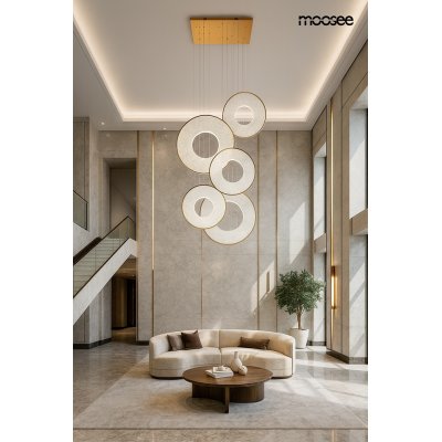 MOOSEE lampa wisząca STARDUST złota