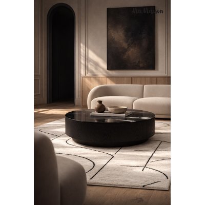 MaMaison stolik kawowy LAGO 100 czarny