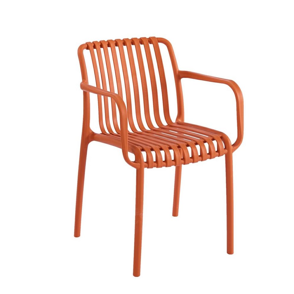 Krzesło STRIPS ARM pomarańczowe