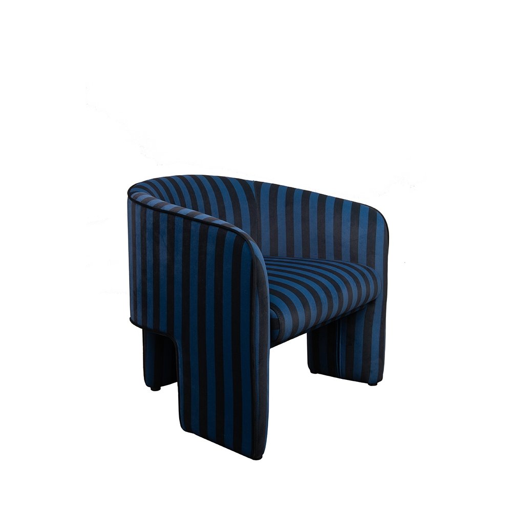 MaMaison fotel JOLIE niebieski / czarny