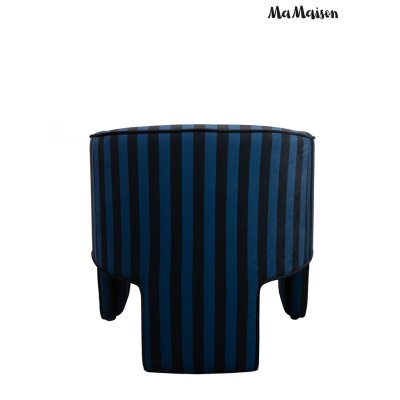 MaMaison fotel JOLIE niebieski / czarny