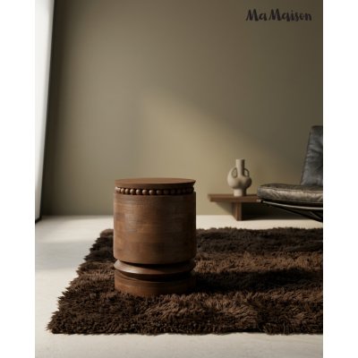 MaMaison stolik MOKA 35 brązowy / drewno  mango