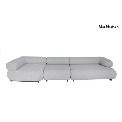 MaMaison sofa ogrodowa ALEXANDER szara    (poduszki i pokrowiec w zestawie)
