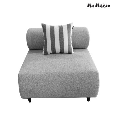 MaMaison sofa ogrodowa ALEXANDER szara    (poduszki i pokrowiec w zestawie)