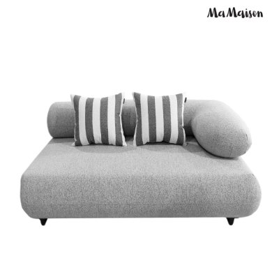 MaMaison sofa ogrodowa ALEXANDER szara    (poduszki i pokrowiec w zestawie)