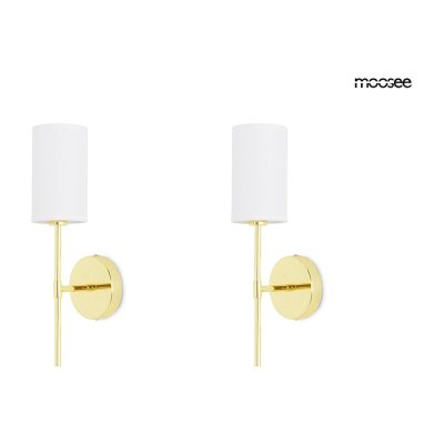 MOOSEE zestaw 2 lamp ściennych IMPERIO    złoty